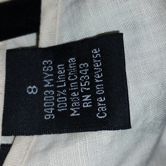 👗Willi Smith Vintage Linen DRESS 👗  Nordstroms VNPLC SZ 8 Embroidered - Picture 5 of 16